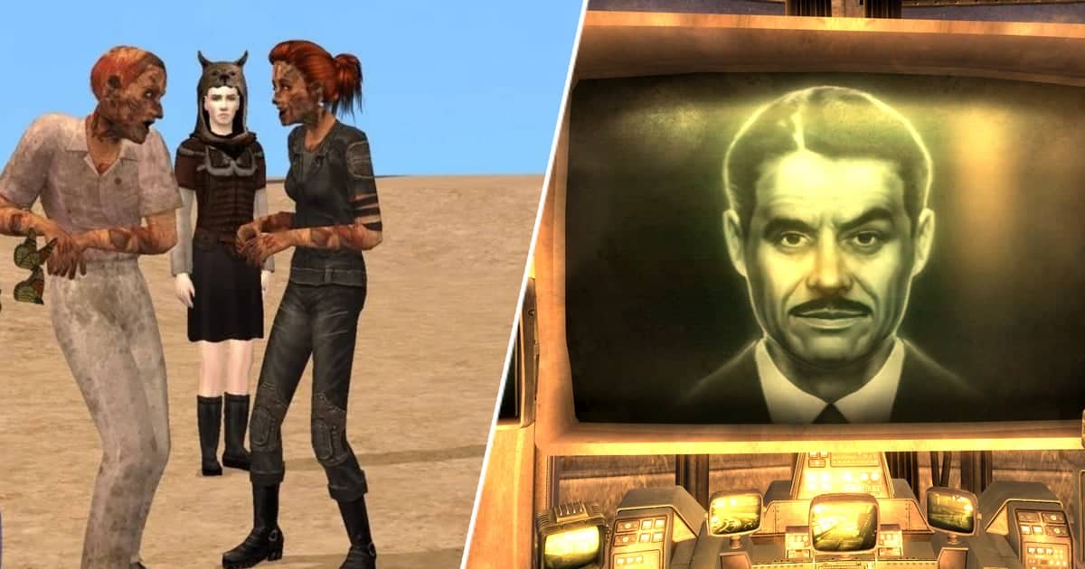 CHOQUE! Fallout New Vegas ganha vida no The Sims 2 e Mr. House pode acabar na piscina!