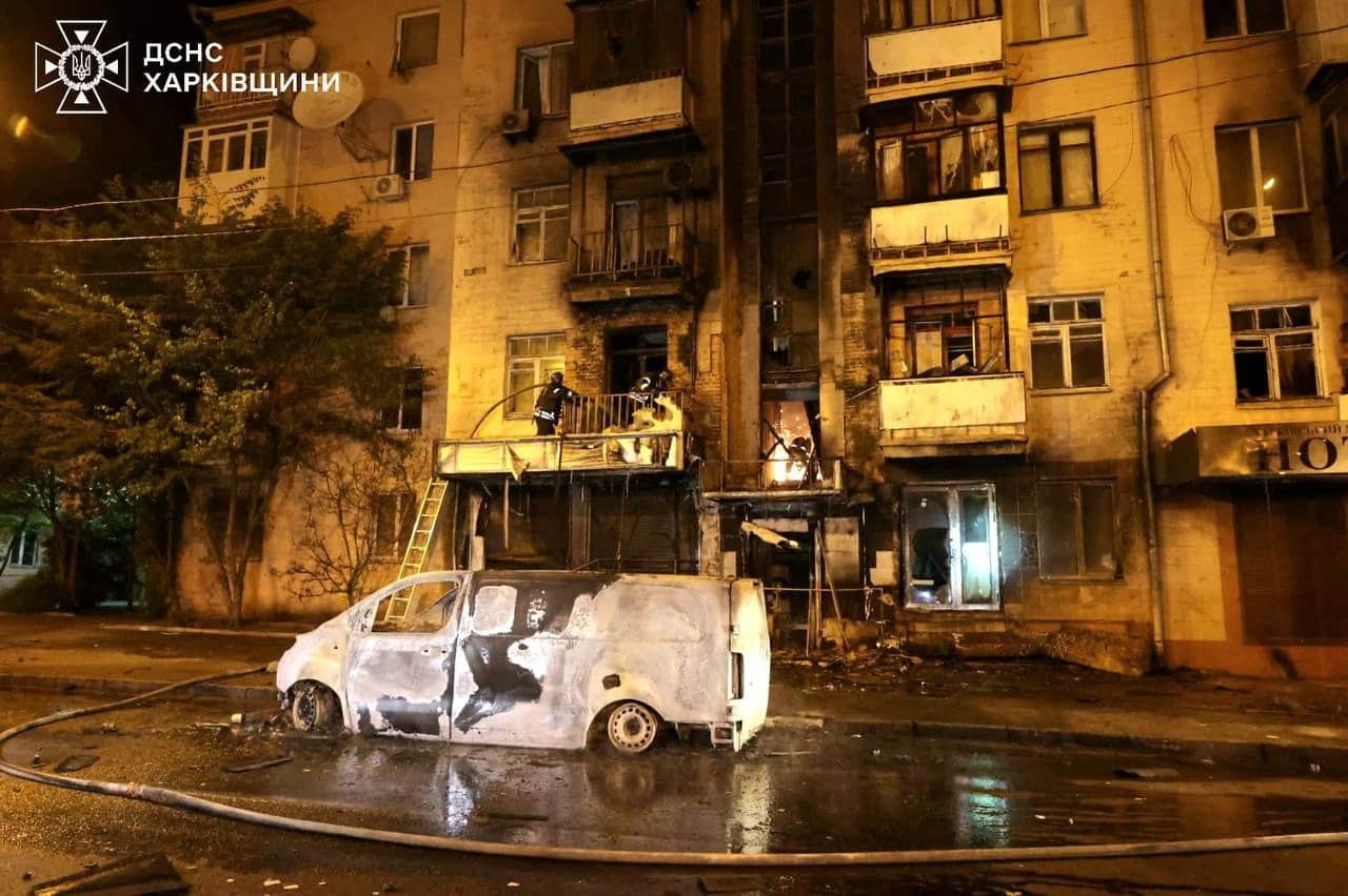Devastador ataque de drones na Ucrânia: 46 feridos em Kharkiv!