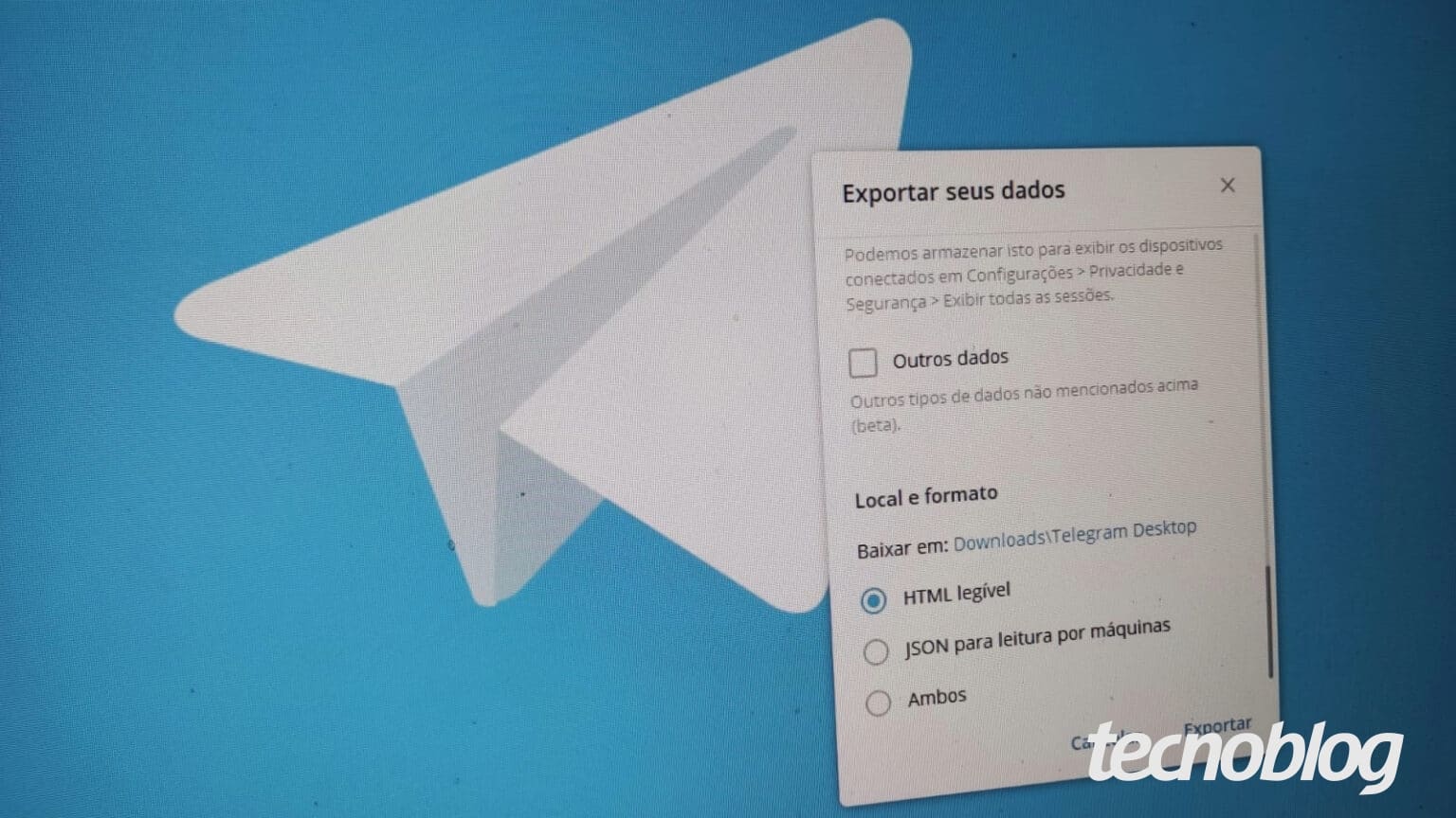 “URGENTE: Como ESCAPAR do desastre digital! Faça backup do seu Telegram AGORA!”