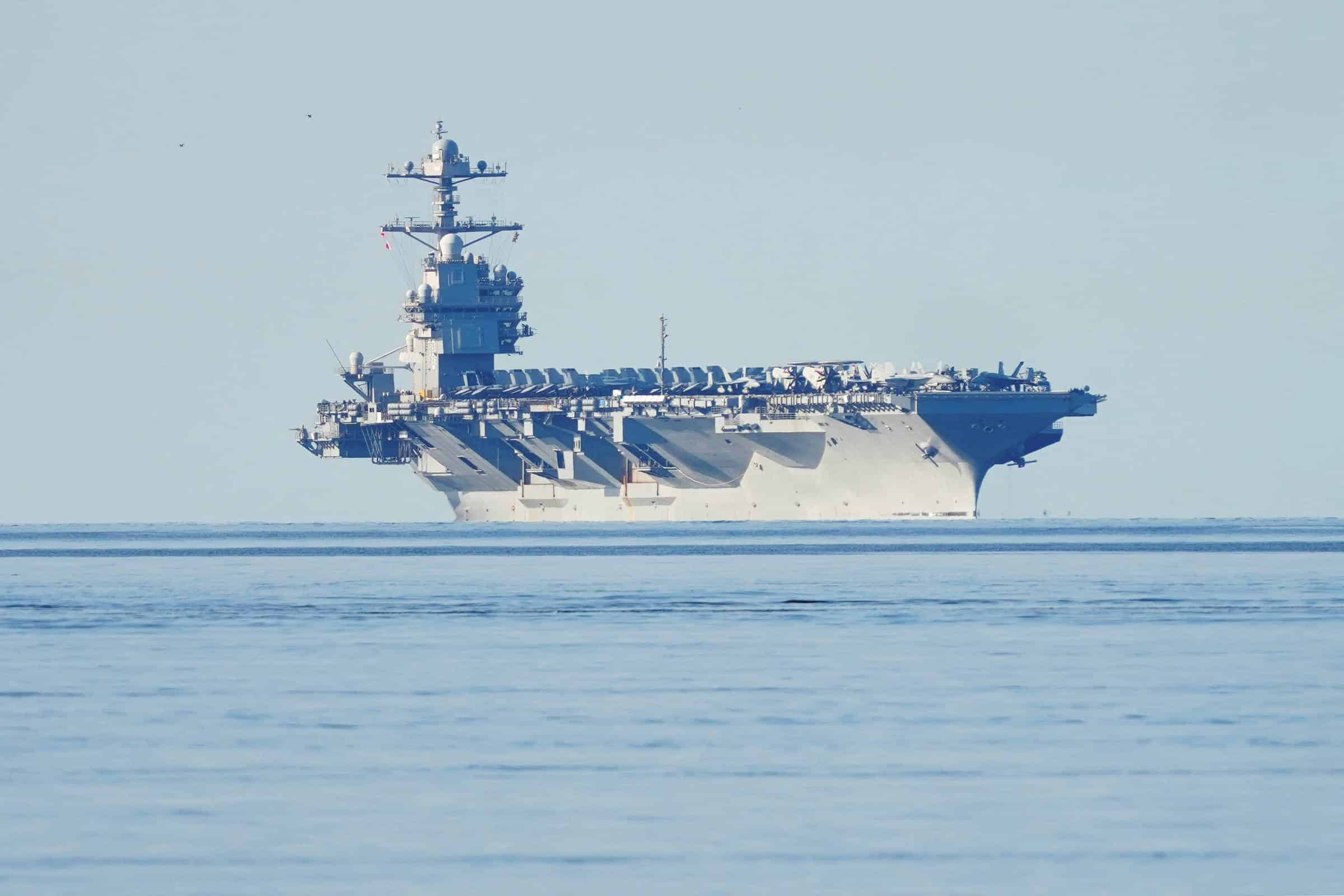 Supernavio dos EUA Ameaça o Irã: Conflito Imminente à Vista!