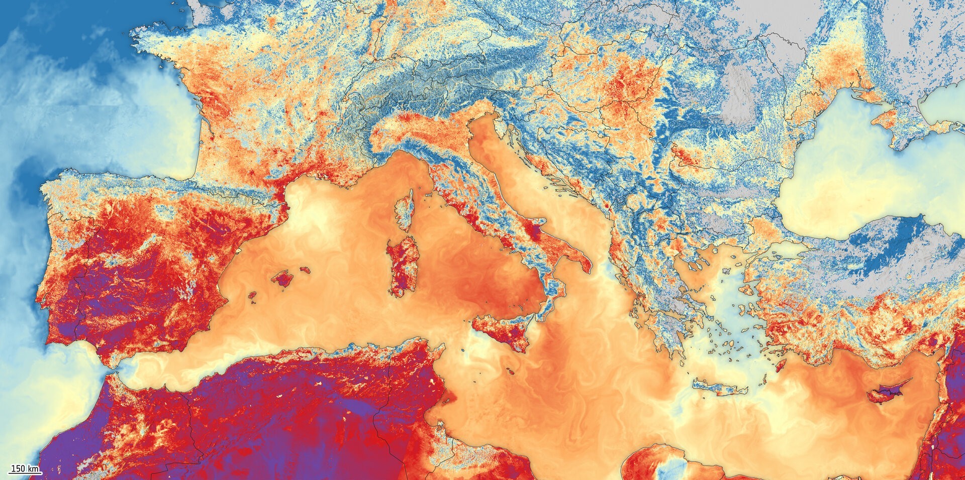 Calor Infernal! Imagens Revelam Soufocante Chuva de Fogo no Sul da Europa!