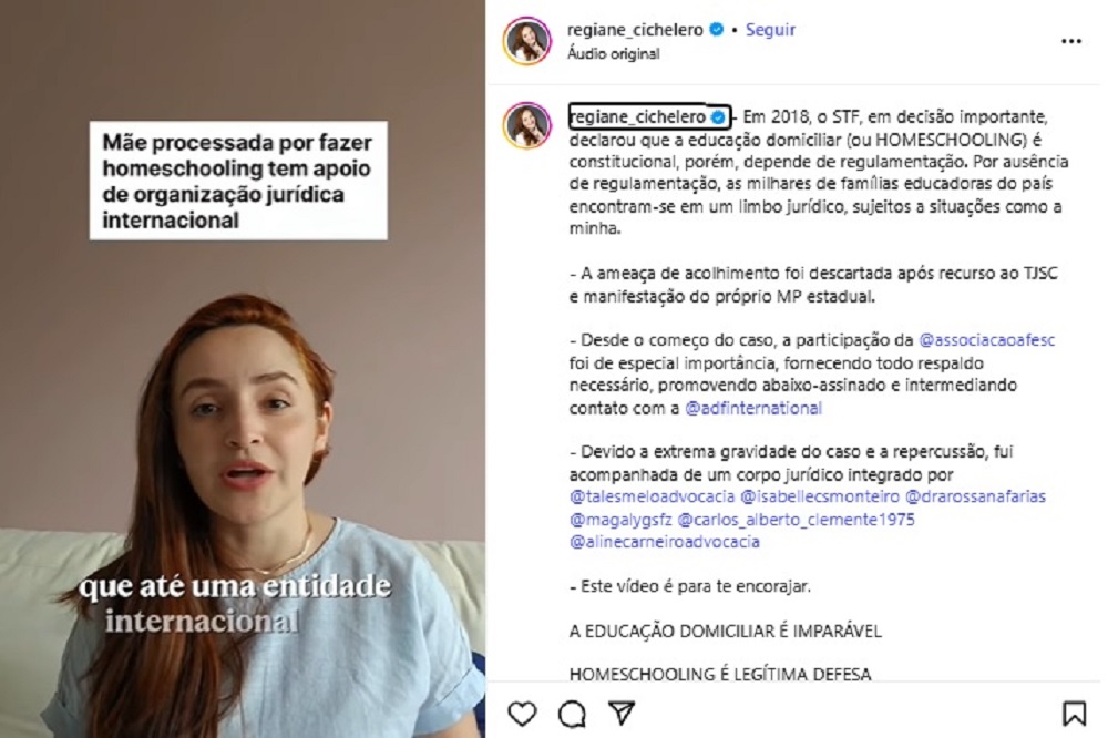 Mãe em risco de prisão por ensinar filho em casa em SC!