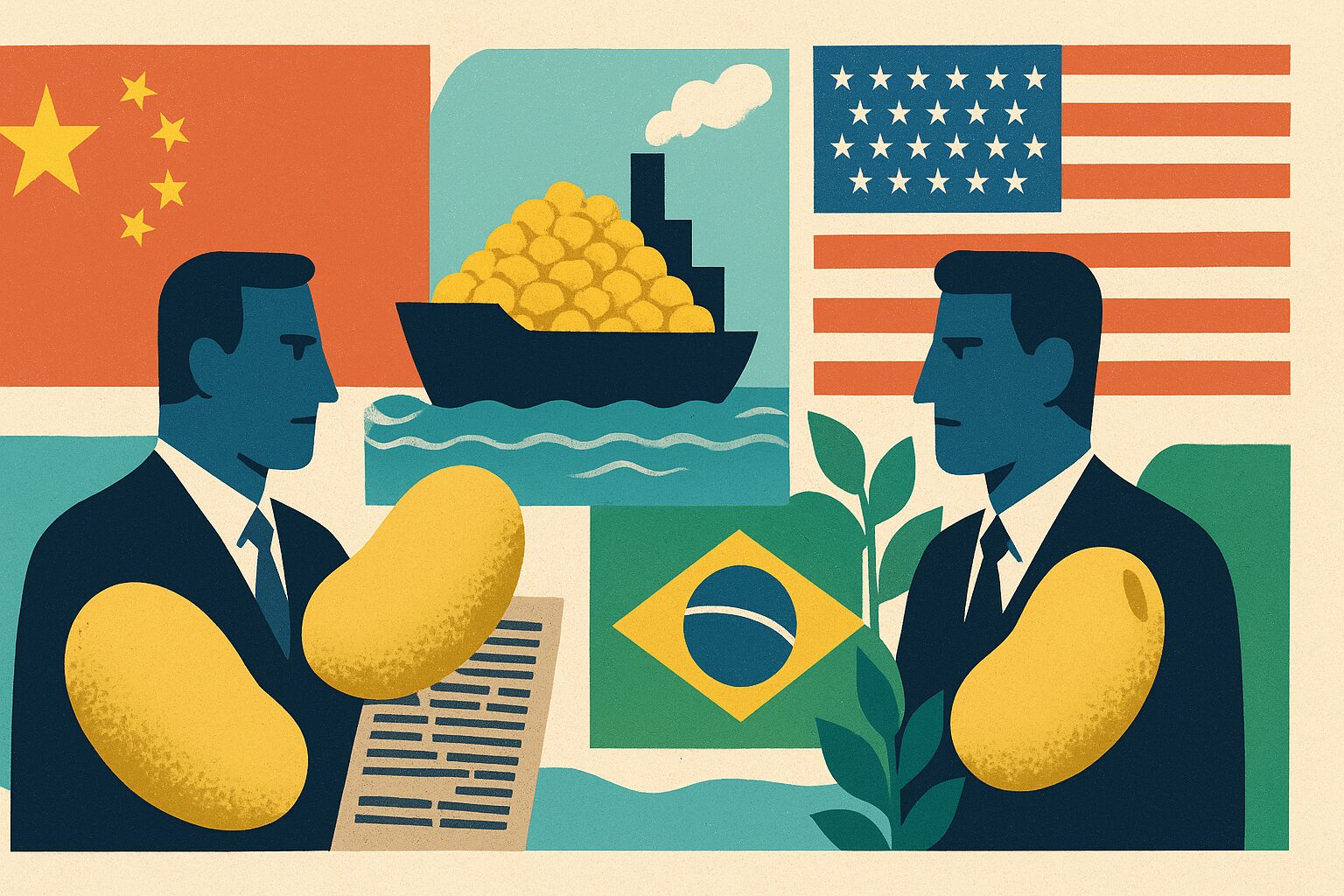 A Batalha Épica: Brasil e EUA Disputam a Supremacia da Soja na China!