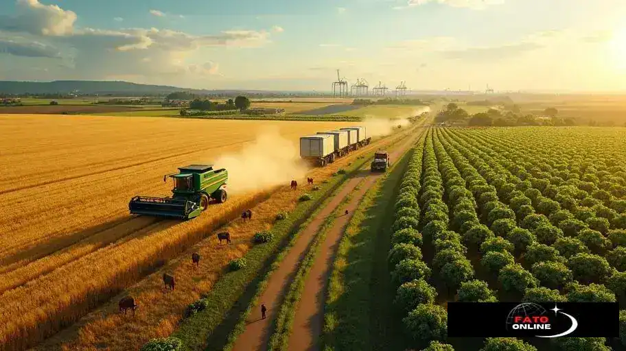 Como funcionam as cadeias de valor agrícolas no Brasil (soja, café, carnes);?